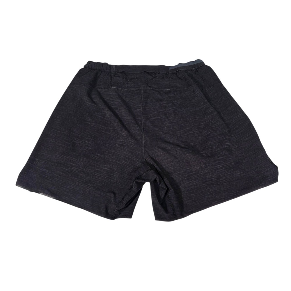 Lululemon Athletic Shorts Mens Medium Black Space Dye Lined Running Training